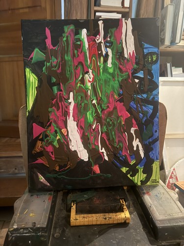 Durable tableau vue bleu - vue, a4