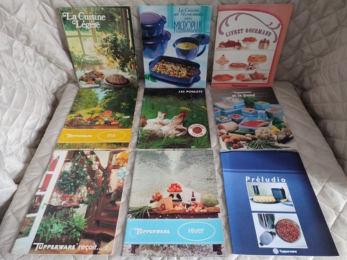 Tupperware lot de 9 livres - tupperware ,