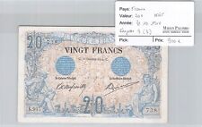 BILLET FRANCE - 20 FRANCS BLEU