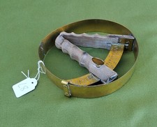 ANCIEN COMPAS DE CHAPELIER - LAITON / BOIS - TRÈS BEL OBJET - L1