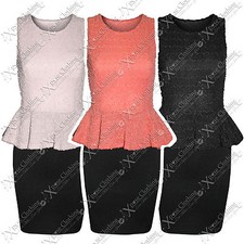 Robe péplum femme - femme, dentelle