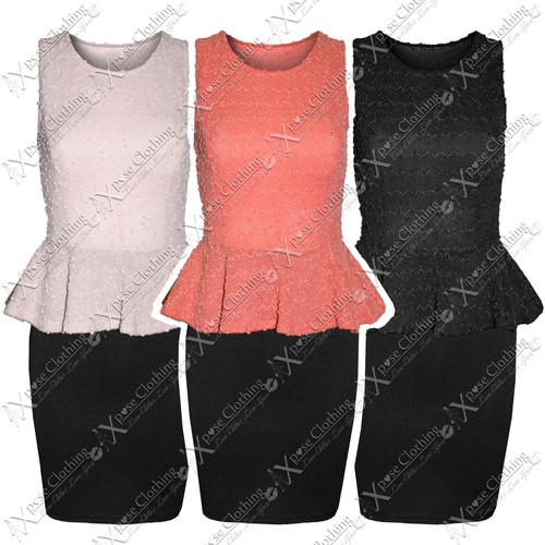 Robe péplum femme dentelle - pÉplum,