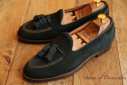 Mocassins alden bleu daim - alden,