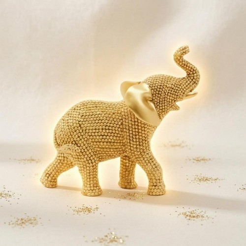 Figurine éléphant trompe - figurine,