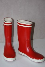 AIGLE Bottes Caoutchouc Rouge Taille 36 BON ETAT