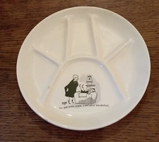 Assiette à compartiments Parlante Jacques Faizant Saint Amand les eaux DN3313/2