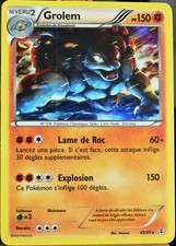Carte pokémon grolem - pokémon,