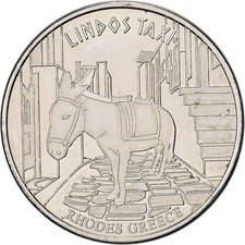 [#137775] Greece, Token, Lindos taxi, Rhodes, 2011, Cupronickel, MS