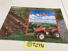 Quad Honda TRX 300 350 Fourtrax 250 Foreman 400 brochure catalogue prospectus