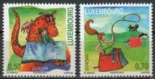 S53351 LUXEMBOURG 2010 MNH** EUROPA CEPT Livres Pour Enfants 2V