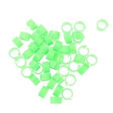  100 pcs pigeon pied bandes anneaux de pigeon plastique bagues de pied pigeon