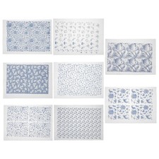  Lot de 8 feuilles de papier