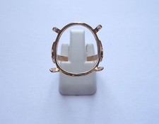 Monture bague pièce or