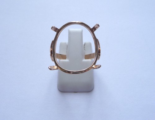 Monture bague pièce - , or