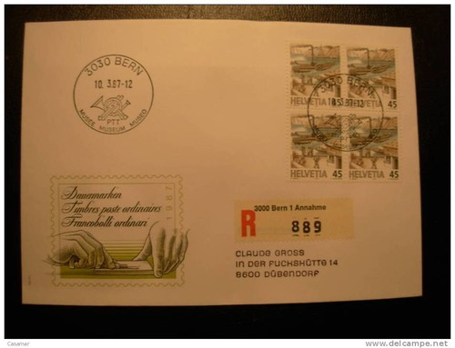 Suisse bloc stamp fdc bern - 4,
