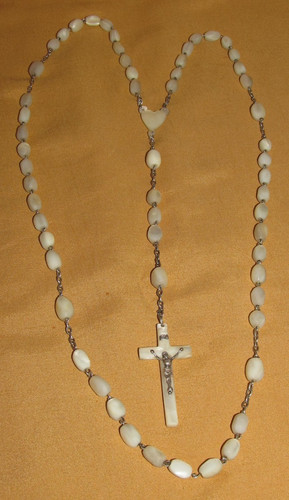 Chapelet ancien grosses - , perles