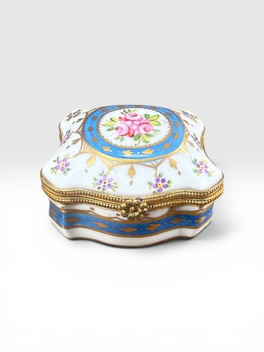 Boîte bijoux porcelaine - boîte, à