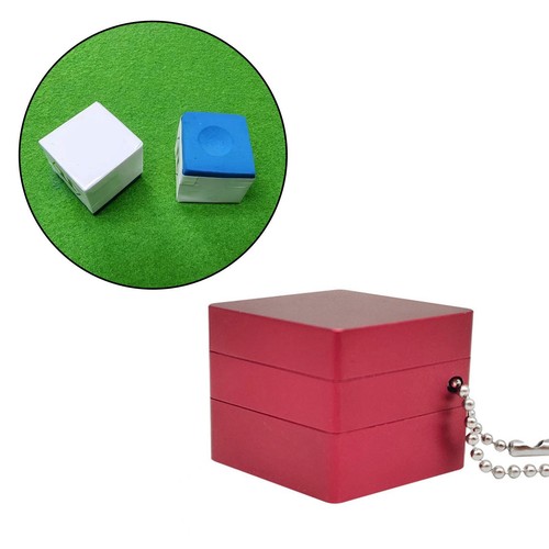 Pool cue chalk holder portable - pool,