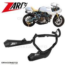 SPORT 1000 / PAUL SMART DUCATI 2009 ZARD Ligne complete Titane Noir Homologué...