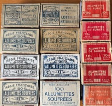 SEITA - 8 belles boites d’allumettes soufrées + 5 boites allumettes de Sureté