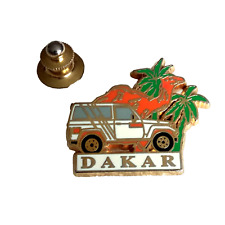 Pin's pins Lapel pin Rallye Raid Paris Dakar 4X4 Dromadaire ZAMAC © T.S.O 93 ...