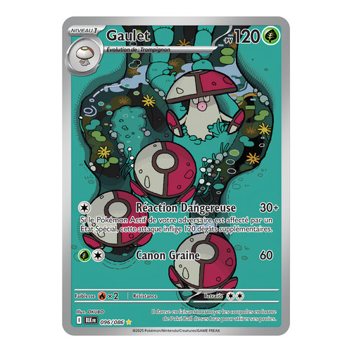 Gaulet 096 086 - 096/086, carte