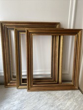 Lot De Trois Cadres - Pour Tableau :  8F / 8P Et Format  37x45 Cm