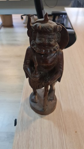 Statue bois ancienne - statue,