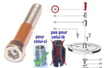 Vis pour trident petit - trident,