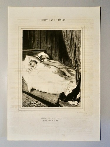 Gavarni litho - gavarni, p.(1804-1866)-litho