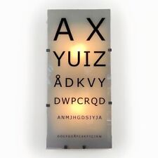 Applique Lampe Gyllen IKEA Vintage Années 2000 Test Ophtalmologie Lettres