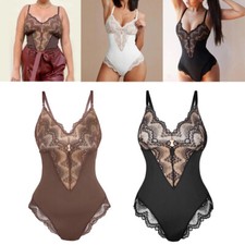 Nouveau Body D'été Sexy En Dentelle Pour Femme Gainant Le Corps Dos Nu ♧ /