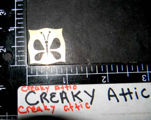 Tiny butterfly dry emboss - tiny,