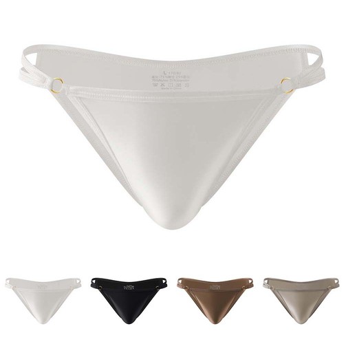 Slip satin taille basse pour