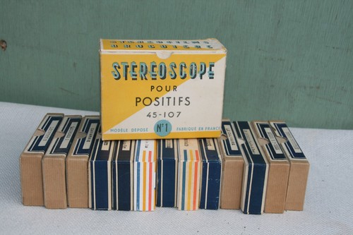 Stéréoscope boites de - 13,