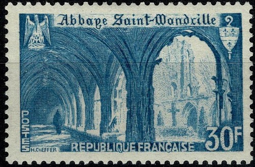 France 1951 abbaye saint - abbaye,