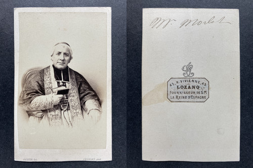 Monseigneur morlot vintage cdv - monseigneur,