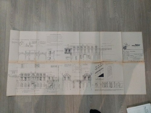 Plan architectural parc - plan,