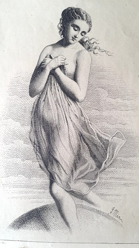 Curiosa gravure signée