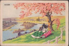 AMUSANT CHROMO ANCIEN