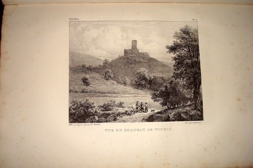 Alsace rhin lithographie - alsace,