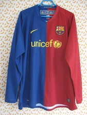 Maillot Fc Barcelone Nike 2008 2009 jersey Manche Longue long sleeve jersey - XL