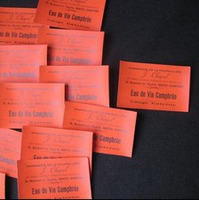 20 ETIQUETTES PHARMACIE EAU DE