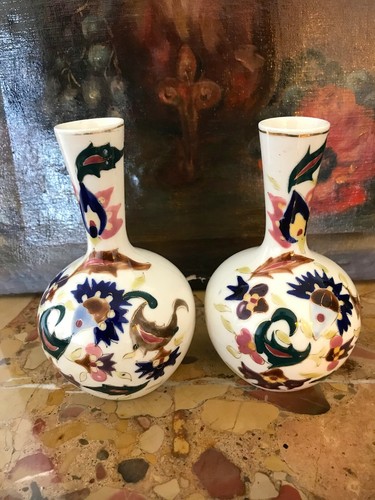 Paire vases soliflores - vases,