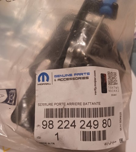Serrure porte arrière citroen - porte,