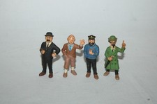 Lot de 4 Figurines TINTIN/ Hergé / Bully