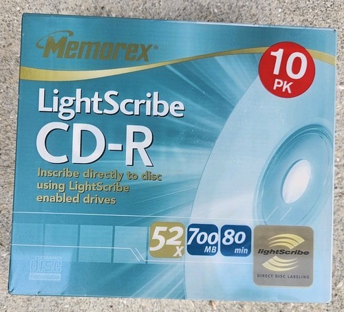 Memorex lightscribe 52x - memorex, cd-r