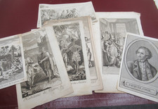 10 GRAVURES VOYAGES CAPITAINE