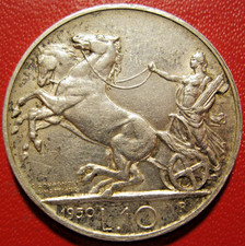 Italie.  Rare 10 Lires Victor