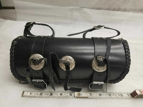 Leather tool roll - leather, fork